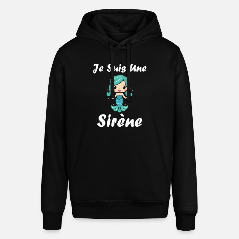Enfant sirène - Sweat à capuche SOUNDER Stanley/Stella Unisexe - noir