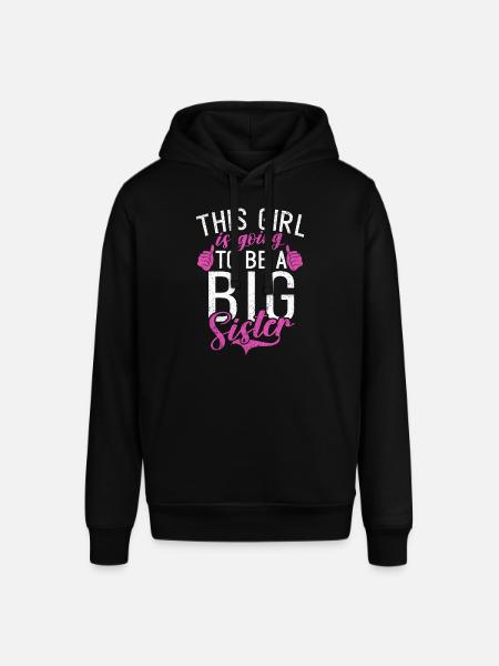 Big Sister Gift - Stanley/Stella SOUNDER Unisex Hoodie - black