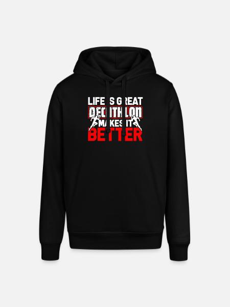 Decathlon Decathlon Makes Life Better - Stanley/Stella SOUNDER Unisex Hoodie - black