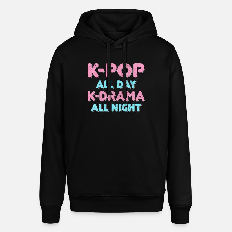 K-Pop K-Drama Fan cadeau - Sweat à capuche SOUNDER Stanley/Stella Unisexe - noir