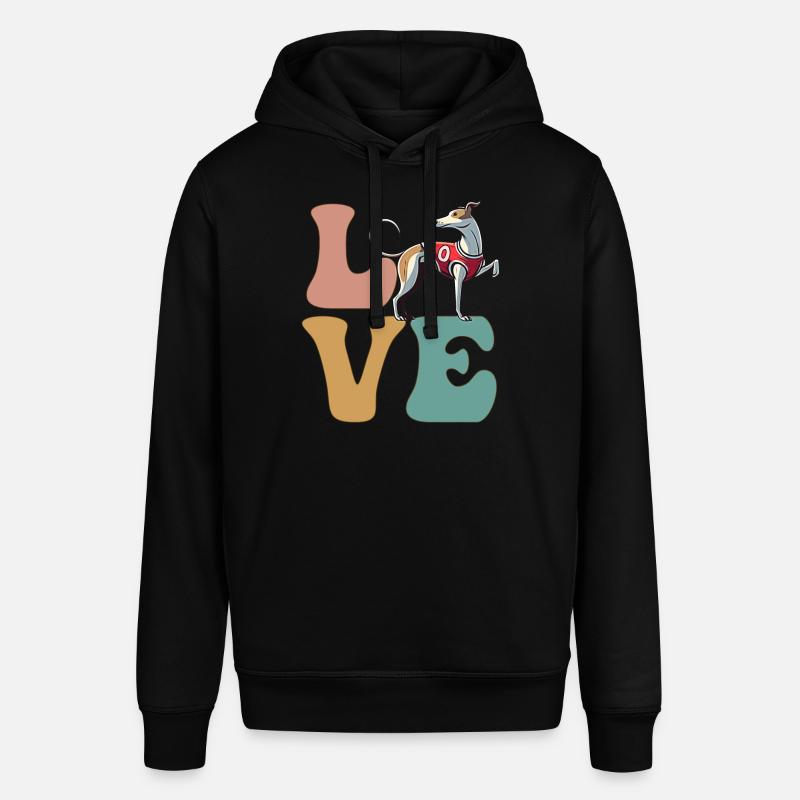 Amoureux des chiens lévriers - Sweat à capuche SOUNDER Stanley/Stella Unisexe - noir