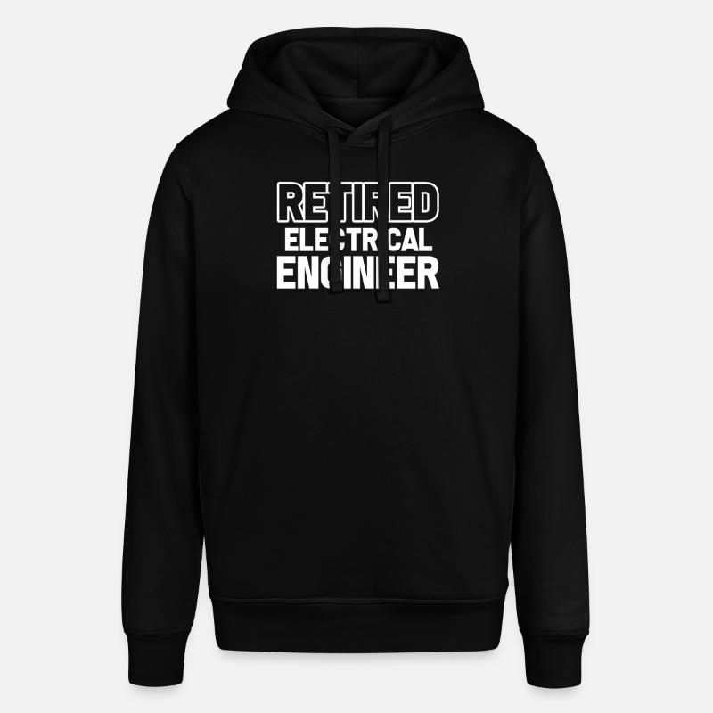 Electrical Engineer Retired Electrical Engineer - Stanley/Stella SOUNDER Unisex Hoodie - black