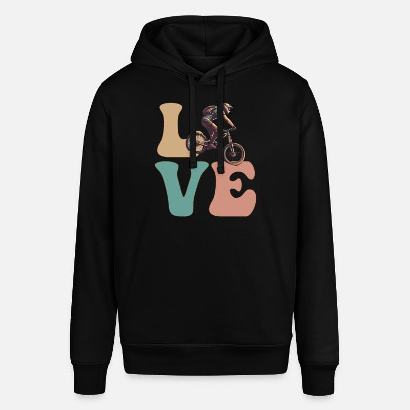 VTT VTT Biker - Sweat à capuche SOUNDER Stanley/Stella Unisexe - noir