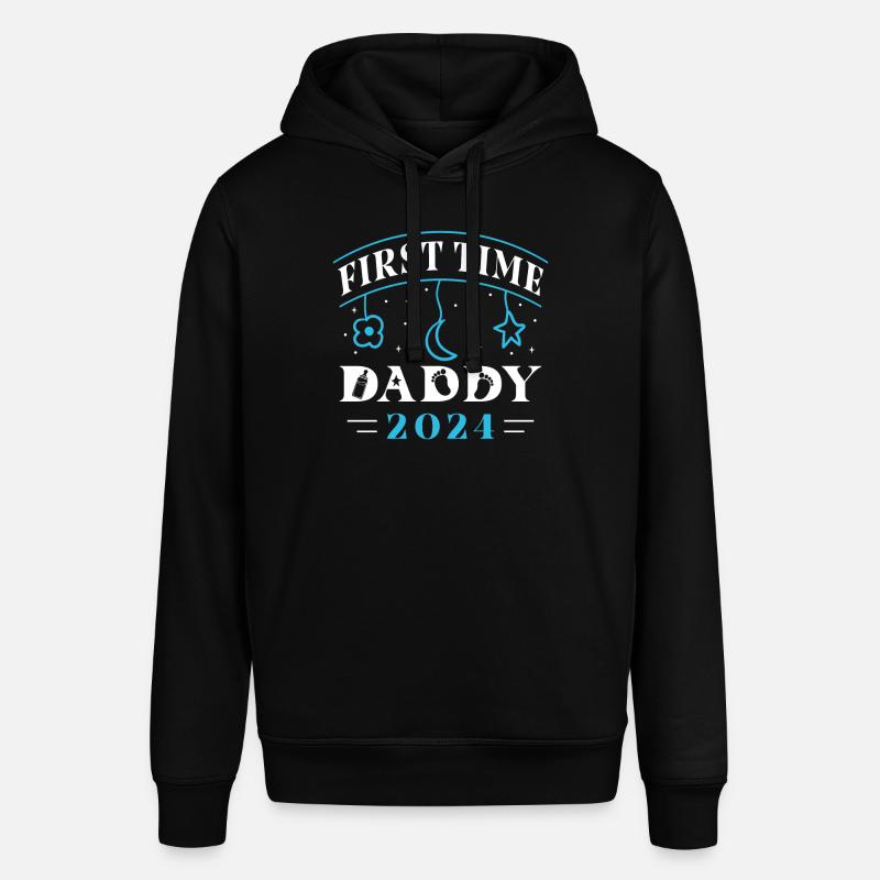 First Time Daddy 2024 - Stanley/Stella Unisex Hoodie SOUNDER - Schwarz