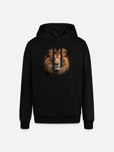 Lions realistic lion - Stanley/Stella SOUNDER Unisex Hoodie - black