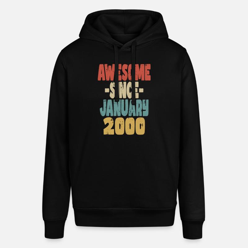 Génial janvier 2000 - Sweat à capuche SOUNDER Stanley/Stella Unisexe - noir