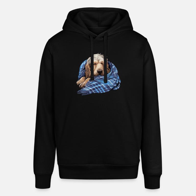 Chiot chien mignon Otterhound - Sweat à capuche SOUNDER Stanley/Stella Unisexe - noir
