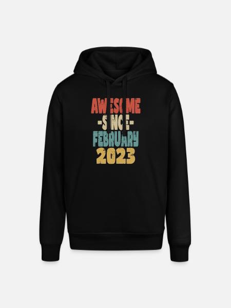 Awesome February 2023 - Stanley/Stella SOUNDER Unisex Hoodie - black