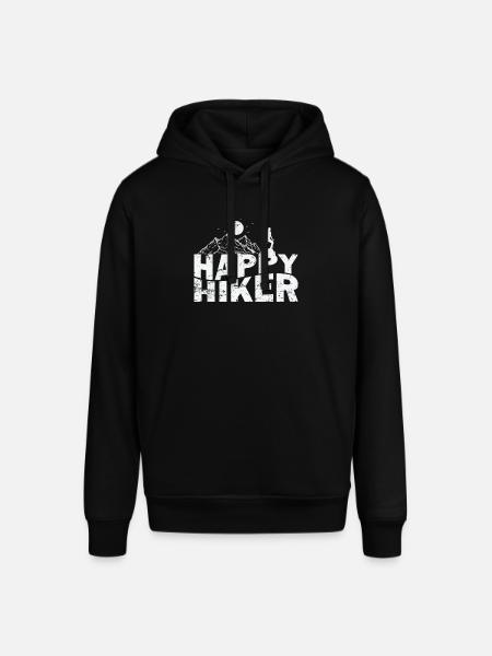Happy Hiker Nature - Stanley/Stella SOUNDER Unisex Hoodie - black