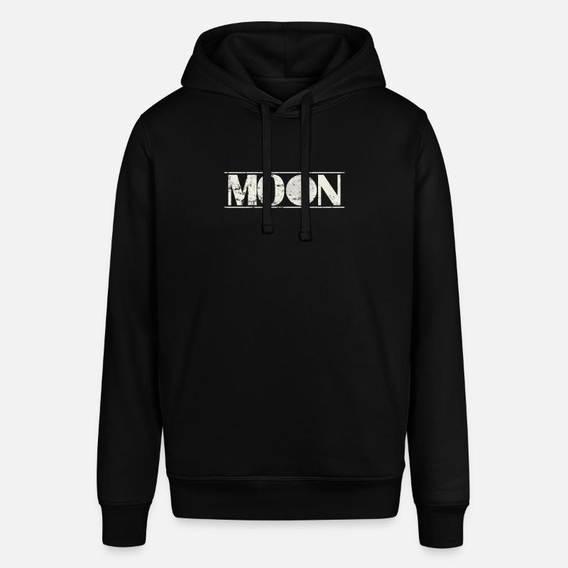 Lune Ciel Nocturne - Sweat à capuche SOUNDER Stanley/Stella Unisexe - noir
