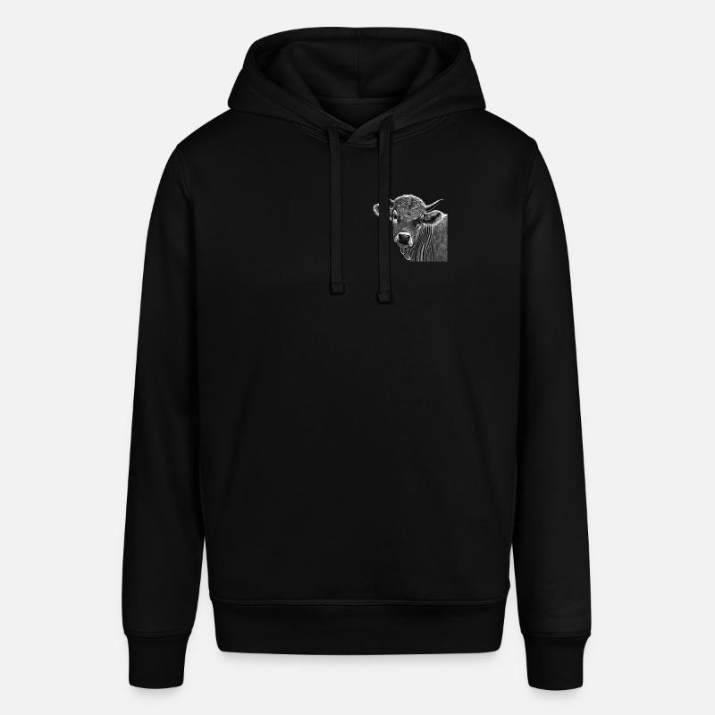 Vache ferme Motif Imprimer - Sweat à capuche SOUNDER Stanley/Stella Unisexe - noir