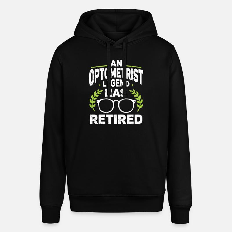 Optométriste Optométriste Optométrie - Sweat à capuche SOUNDER Stanley/Stella Unisexe - noir