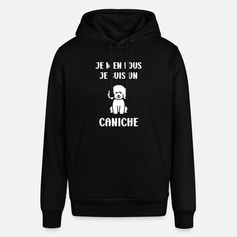 Humour chien petit caniche - Sweat à capuche SOUNDER Stanley/Stella Unisexe - noir