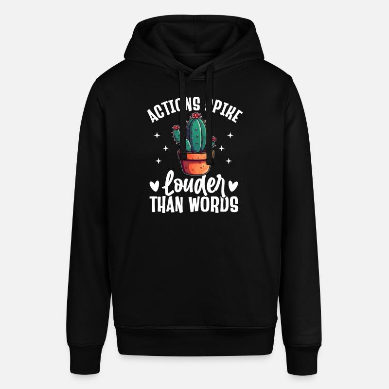 Drôle de cactus succulent - Sweat à capuche SOUNDER Stanley/Stella Unisexe - noir