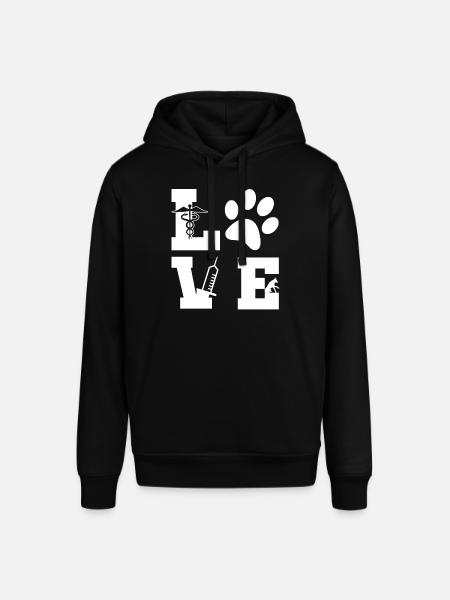 Tierliebhaber Veterinärassistent - Stanley/Stella Unisex Hoodie SOUNDER - Schwarz