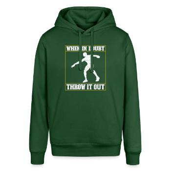 Diskuswerfer Diskuswerfen - Stanley/Stella Unisex Hoodie SOUNDER - Flaschengrün - Vorne - Alina (178cm) & Michal (187cm)