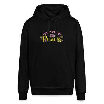 Step Dad's little Princess - Stanley/Stella SOUNDER Unisex Hoodie - black - Front - Alina (178cm) & Michal (187cm)