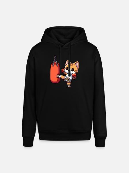 Boxeo Muay Thai, Boxeo Tailandés Kickboxing, Kickboxer - Sudadera unisex Stanley/Stella SOUNDER - negro