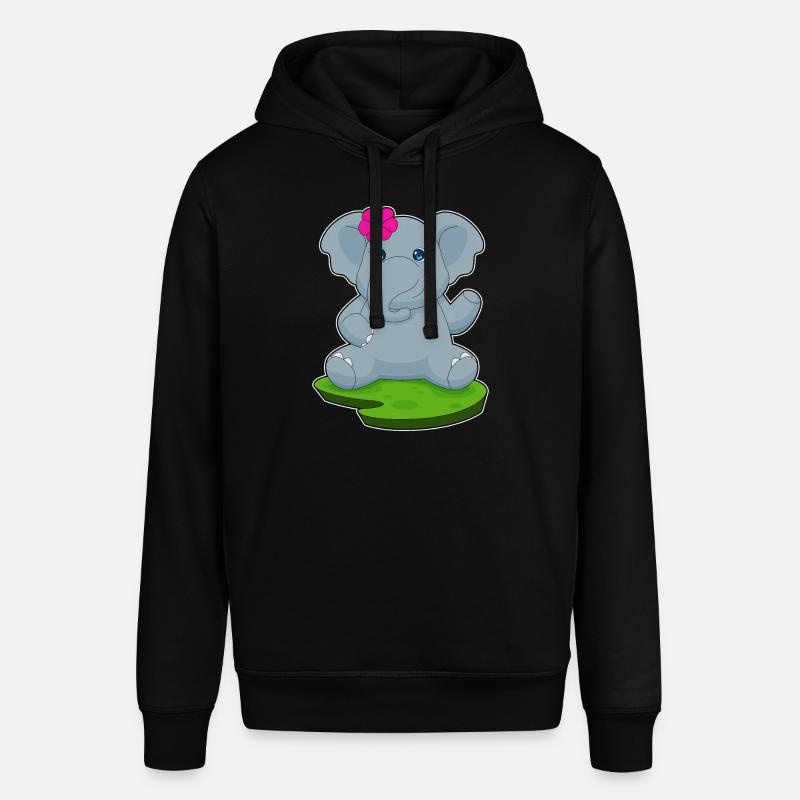 Fleur d’éléphant - Sweat à capuche SOUNDER Stanley/Stella Unisexe - noir