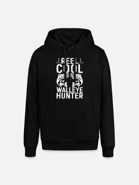 Walleye Fishing Angler - Stanley/Stella SOUNDER Unisex Hoodie - black