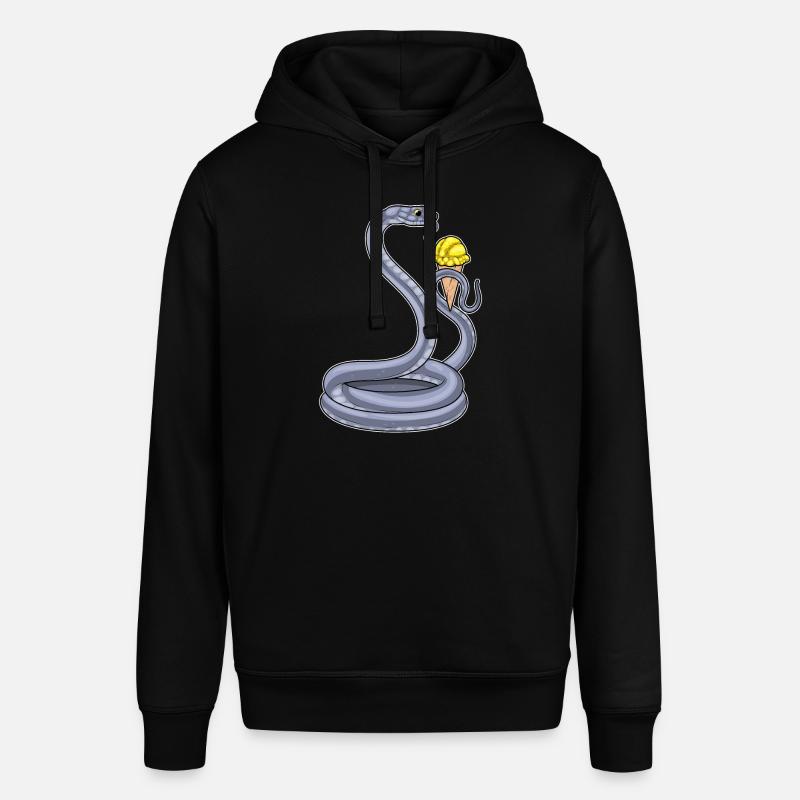 Crème glacée gaufrée serpent - Sweat à capuche SOUNDER Stanley/Stella Unisexe - noir