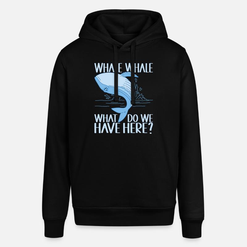Baleines Baleine - Sweat à capuche SOUNDER Stanley/Stella Unisexe - noir