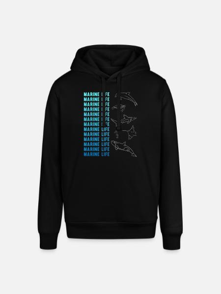 Oceanic Diversity Marine Life Conservation - Stanley/Stella SOUNDER Unisex Hoodie - black