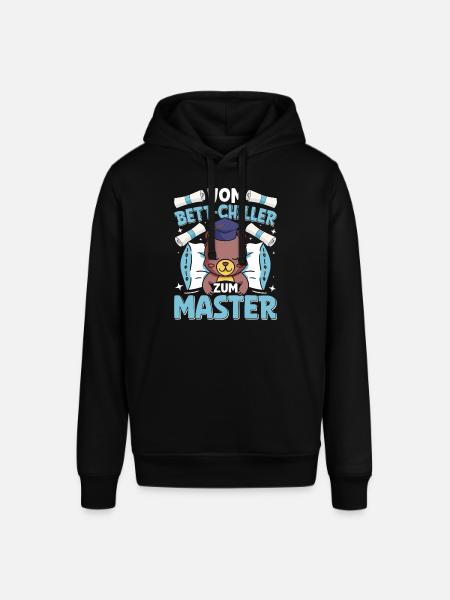 Master's Thesis Completed From Bed Chiller to Bed - Stanley/Stella SOUNDER Unisex Hoodie - black