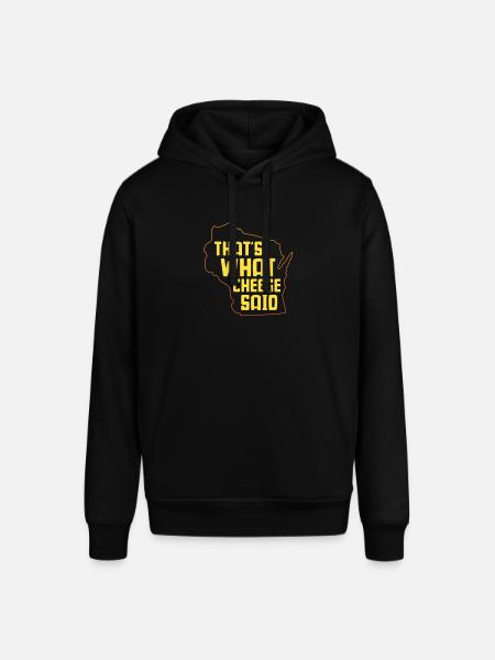 Cheese Cheesecake Food Gift - Stanley/Stella SOUNDER Unisex Hoodie - black