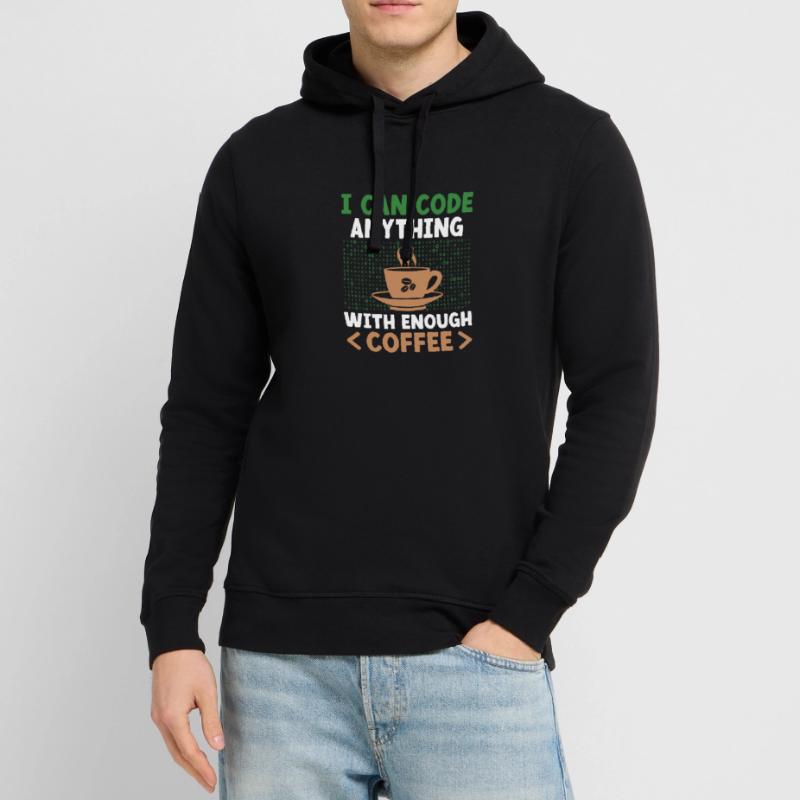 Kaffee-Codierung Programmierer Programmierer Entwickler Nerd Coff Stanley/Stella Unisex Hoodie SOUNDER