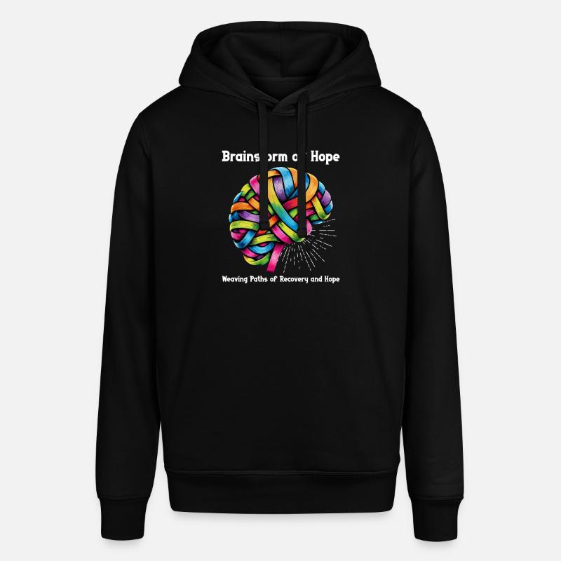 Schlaganfall-überlebende Schlaganfall-bewusstsein - Stanley/Stella Unisex Hoodie SOUNDER - Schwarz