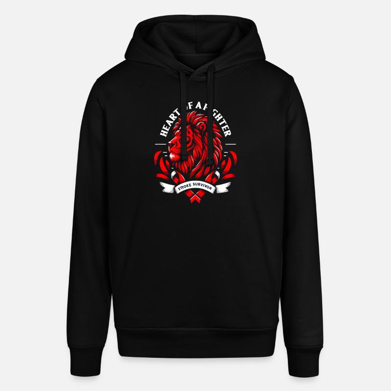 Schlaganfall-überlebende Schlaganfall-bewusstsein - Stanley/Stella Unisex Hoodie SOUNDER - Schwarz