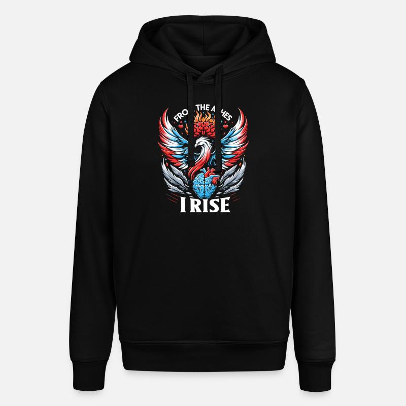 Schlaganfall-überlebende Schlaganfall-bewusstsein - Stanley/Stella Unisex Hoodie SOUNDER - Schwarz
