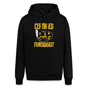 Dog Salon Dogs Hairdresser - Stanley/Stella SOUNDER Unisex Hoodie - black - Front - Alina (178cm) & Michal (187cm)
