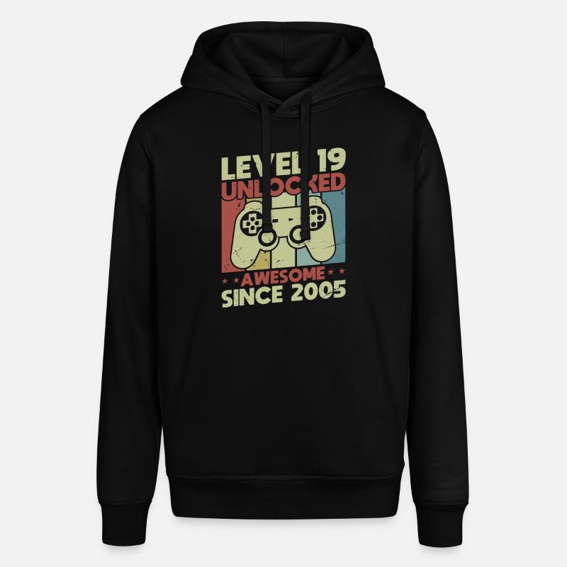Niveau 19 débloqué - Sweat à capuche SOUNDER Stanley/Stella Unisexe - noir