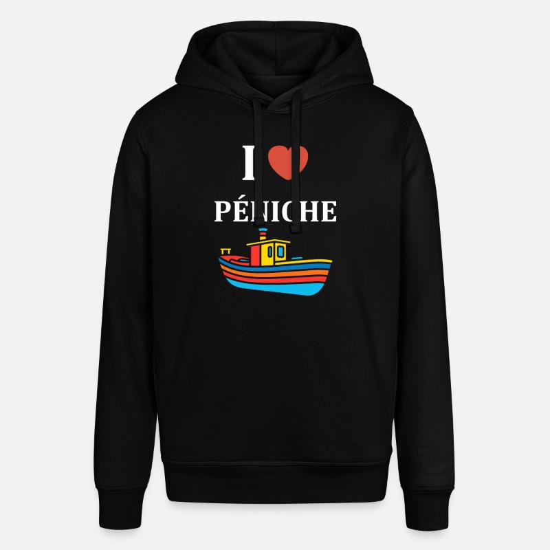 Bateau humour péniche - Sweat à capuche SOUNDER Stanley/Stella Unisexe - noir