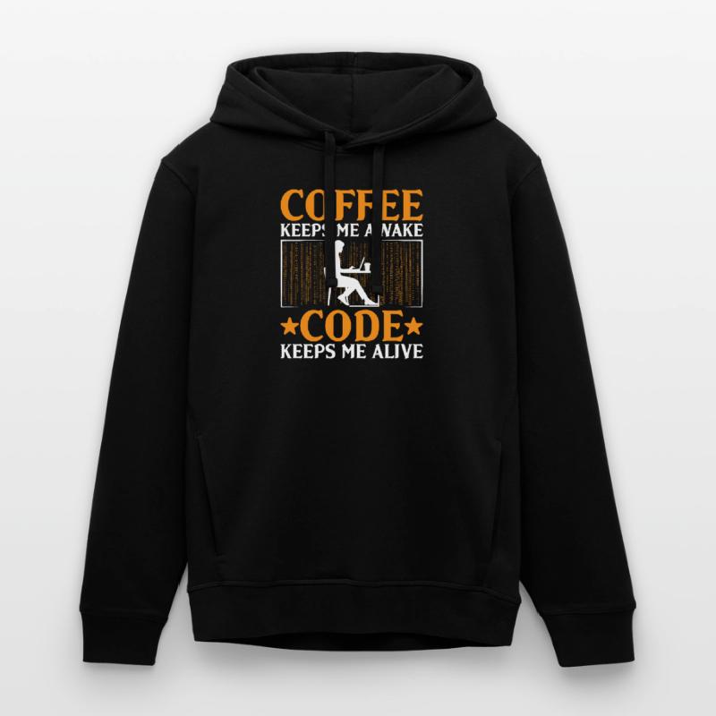 Kaffee-Codierung Programmierer Programmierer Entwickler Nerd Coff Stanley/Stella Unisex Hoodie SOUNDER