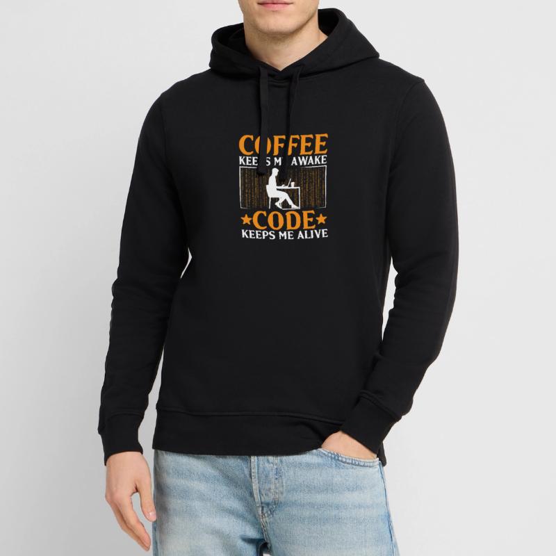 Kaffee-Codierung Programmierer Programmierer Entwickler Nerd Coff Stanley/Stella Unisex Hoodie SOUNDER