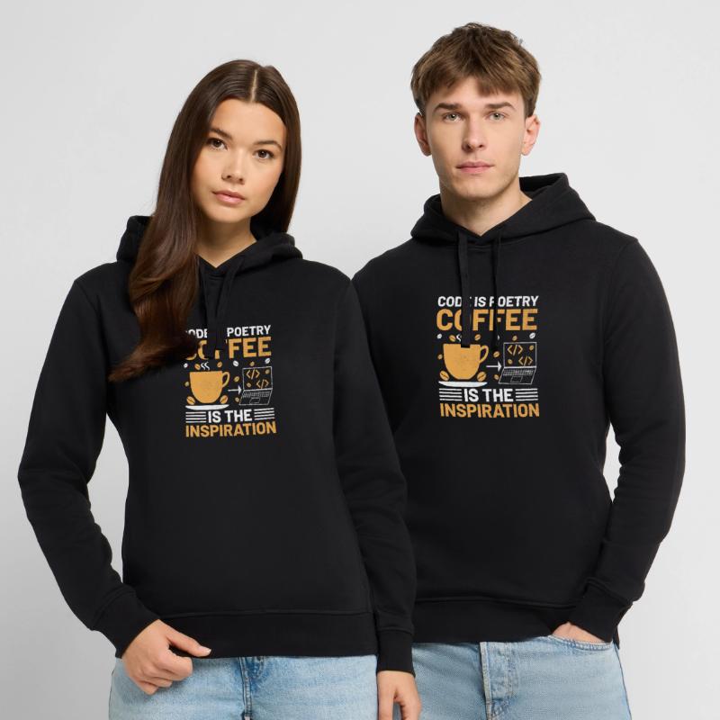 Kaffee-Codierung Programmierer Programmierer Entwickler Nerd Coff Stanley/Stella Unisex Hoodie SOUNDER