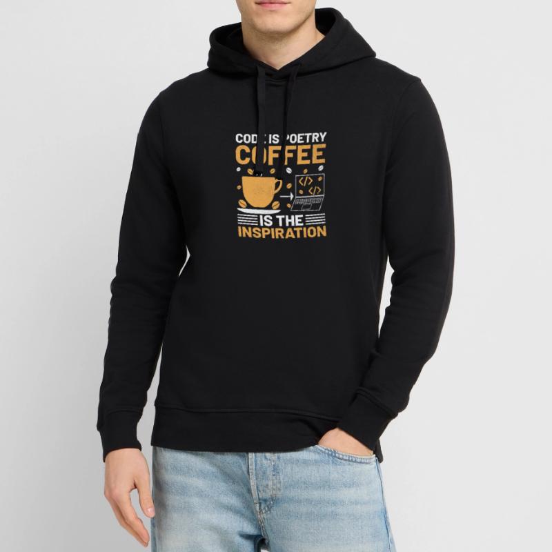 Kaffee-Codierung Programmierer Programmierer Entwickler Nerd Coff Stanley/Stella Unisex Hoodie SOUNDER