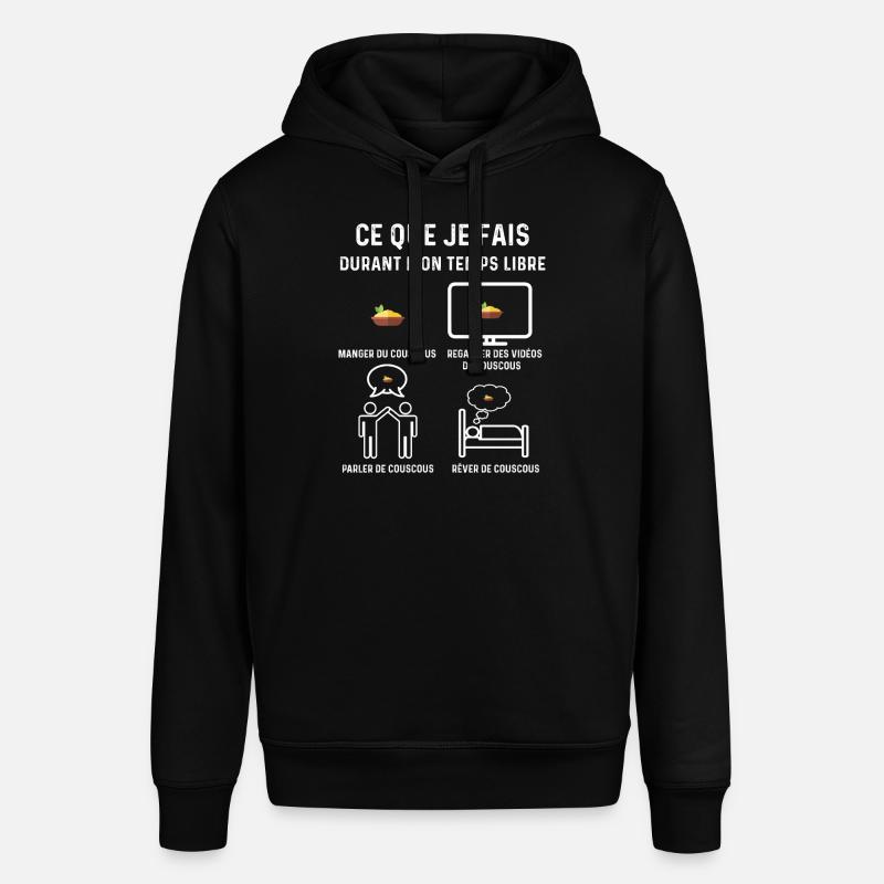 couscous temps libre cadeau - Sweat à capuche SOUNDER Stanley/Stella Unisexe - noir