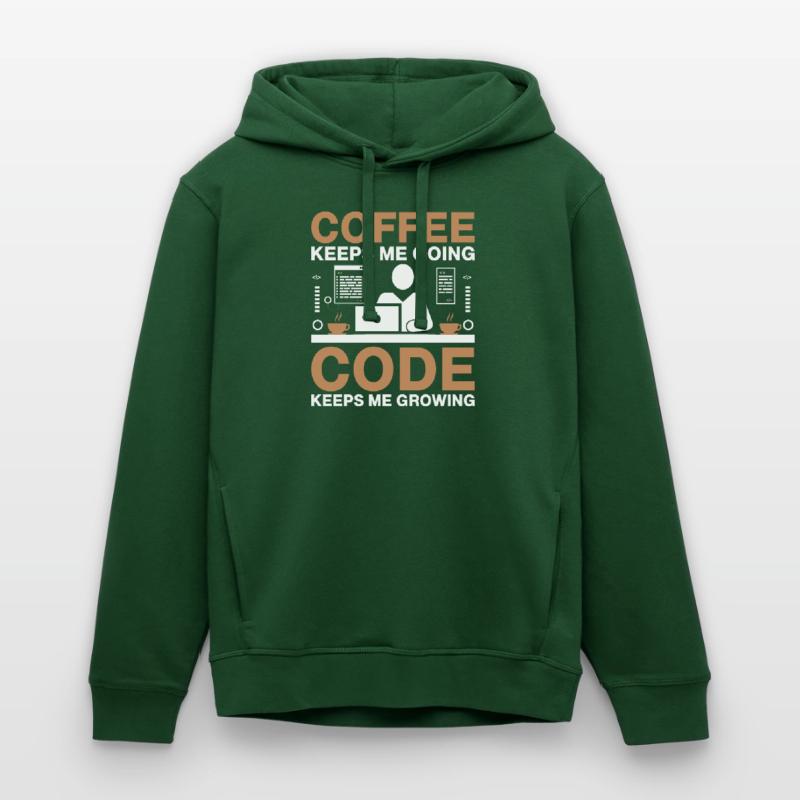 Kaffee-Codierung Programmierer Programmierer Entwickler Nerd Coff Stanley/Stella Unisex Hoodie SOUNDER