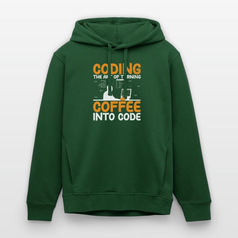 Kaffee-Codierung Programmierer Programmierer Entwickler Nerd Coff Stanley/Stella Unisex Hoodie SOUNDER