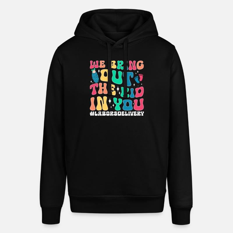Infirmière Bébé Maternité Infirmière - Sweat à capuche SOUNDER Stanley/Stella Unisexe - noir