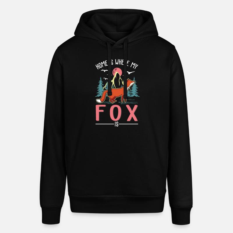 Fuchs Geschenk Rotfuchs - Stanley/Stella Unisex Hoodie SOUNDER - Schwarz
