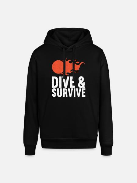 Dodgeball Dodgeball - Stanley/Stella SOUNDER Unisex Hoodie - black