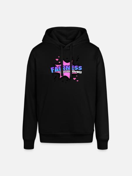 Fairness Ist Meine Superkraft Eigenschaft - Stanley/Stella Unisex Hoodie SOUNDER - Schwarz