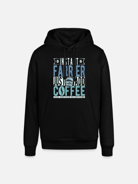 Instant Farrier Just Add Coffee - Stanley/Stella SOUNDER Unisex Hoodie - black
