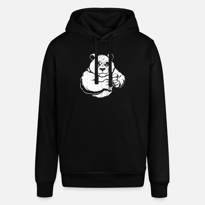 Panda géant Panda Ours - Sweat à capuche SOUNDER Stanley/Stella Unisexe - noir