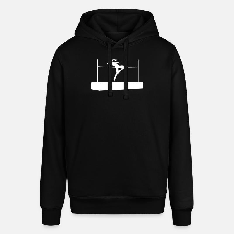 Hochsprung Athlet Sprung Dynamik Geschenk - Stanley/Stella Unisex Hoodie SOUNDER - Schwarz